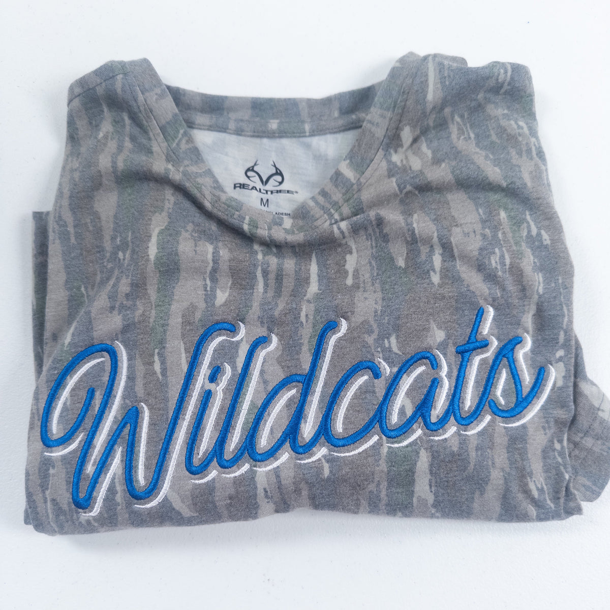 Wildcats Drop Shadow Script Realtree® Tee