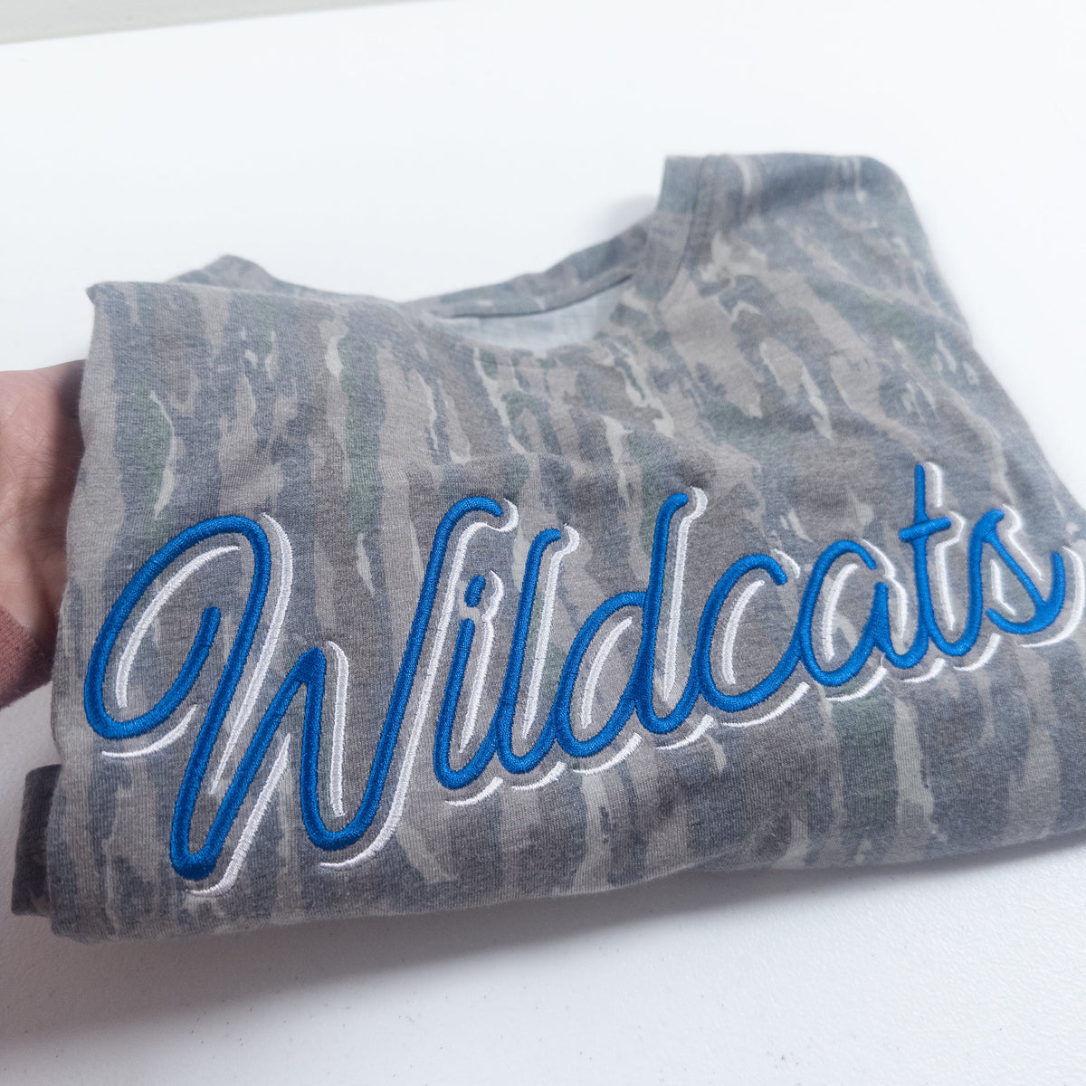 Wildcats Drop Shadow Script Realtree® Tee