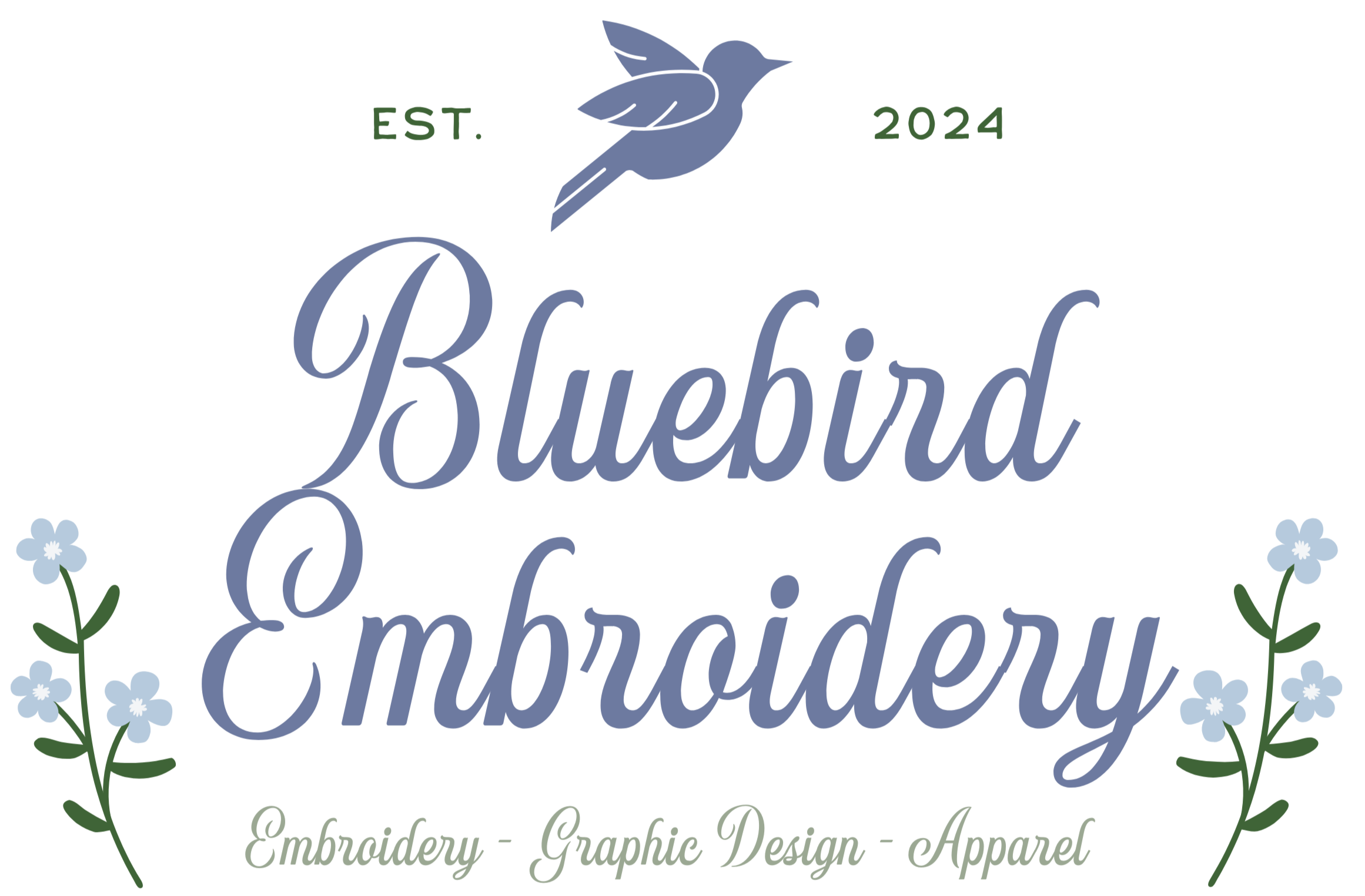 Bluebird Embroidery