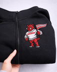 Embroidered Mascot Quarter Zip