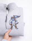 Embroidered Mascot Quarter Zip