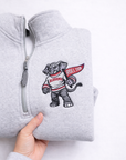 Embroidered Mascot Quarter Zip