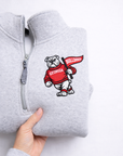 Embroidered Mascot Quarter Zip