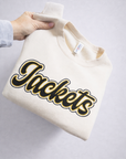 Vintage Jackets Script Glitter Sweatshirt