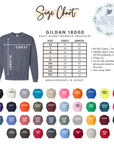 Amen Christian Icons Embroidered Crewneck