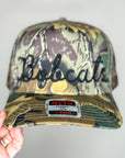 Bobcats Embroidered Script Camo Hat-3D Puff