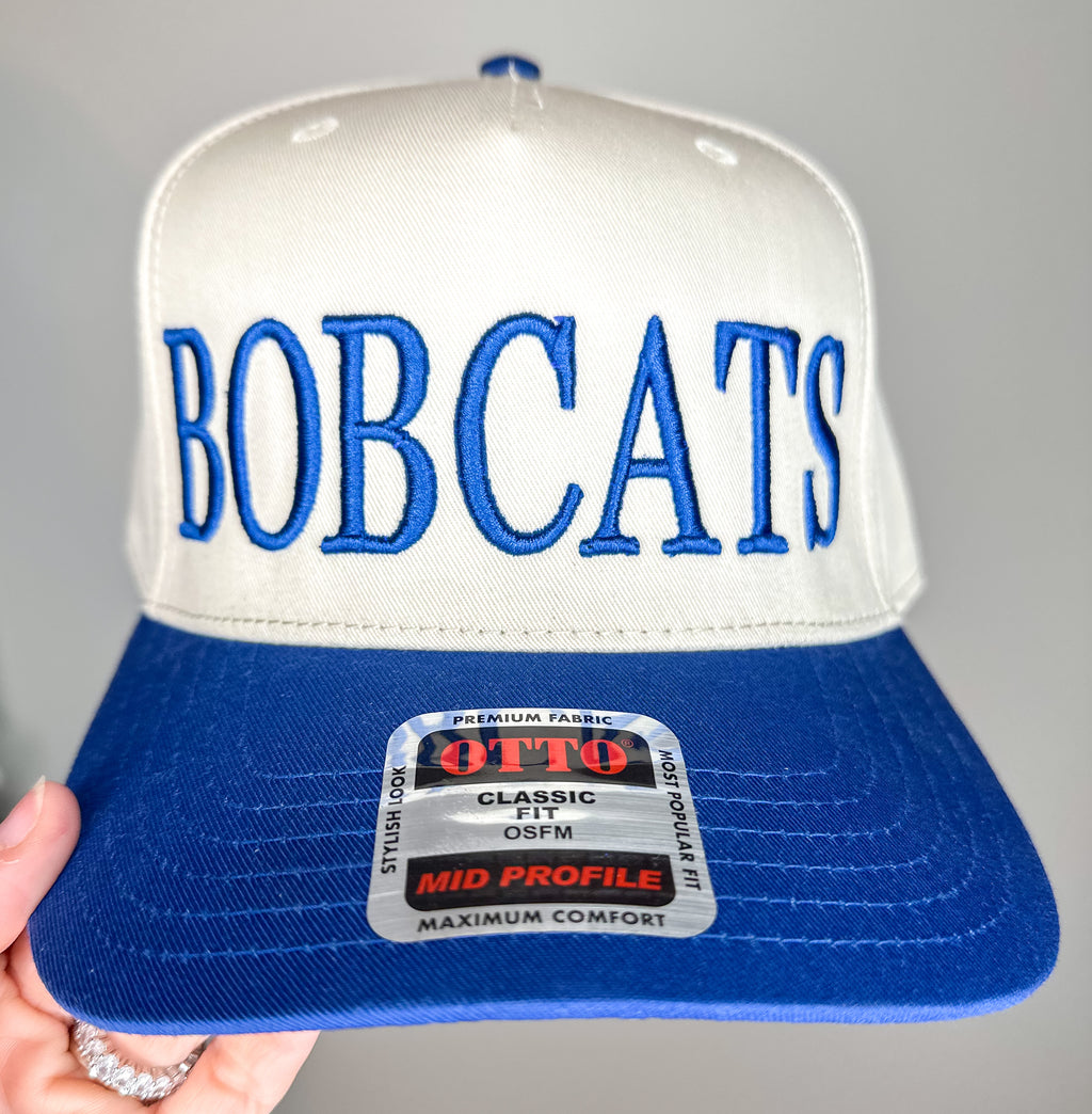 Bobcats 3D Puff Embroidered Two-Tone Hat