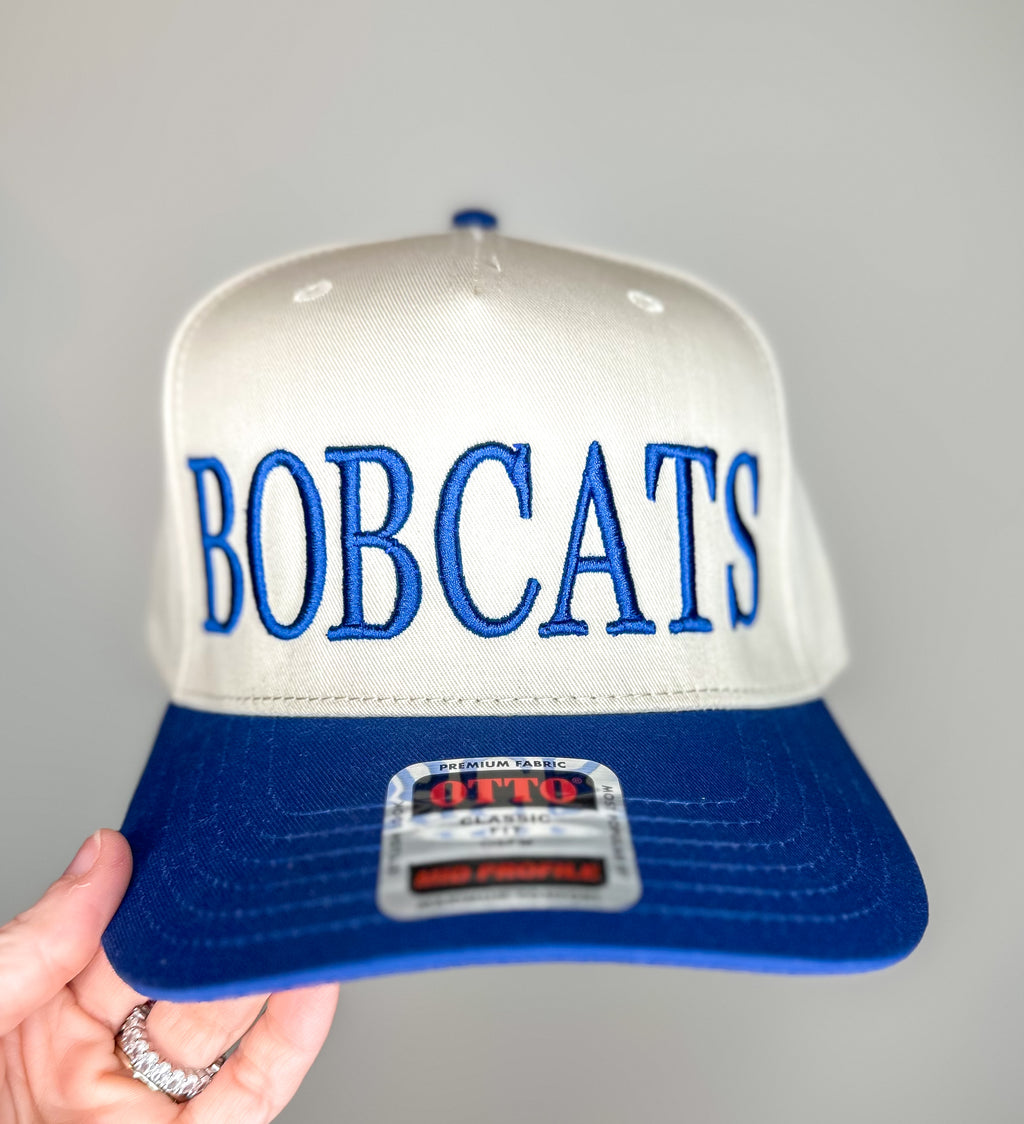 Bobcats 3D Puff Embroidered Two-Tone Hat