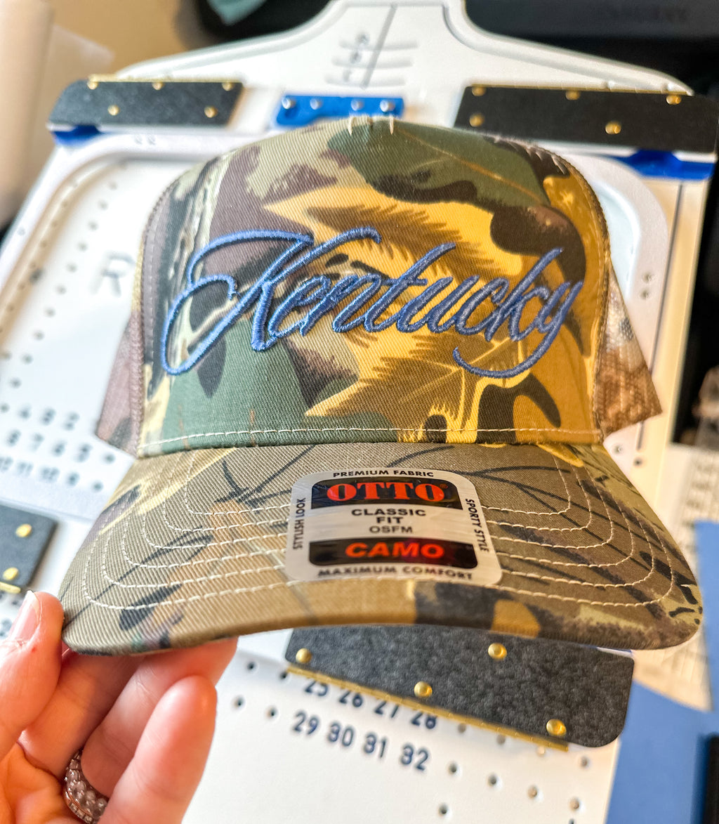 Kentucky 3D Puff Embroidered Hat