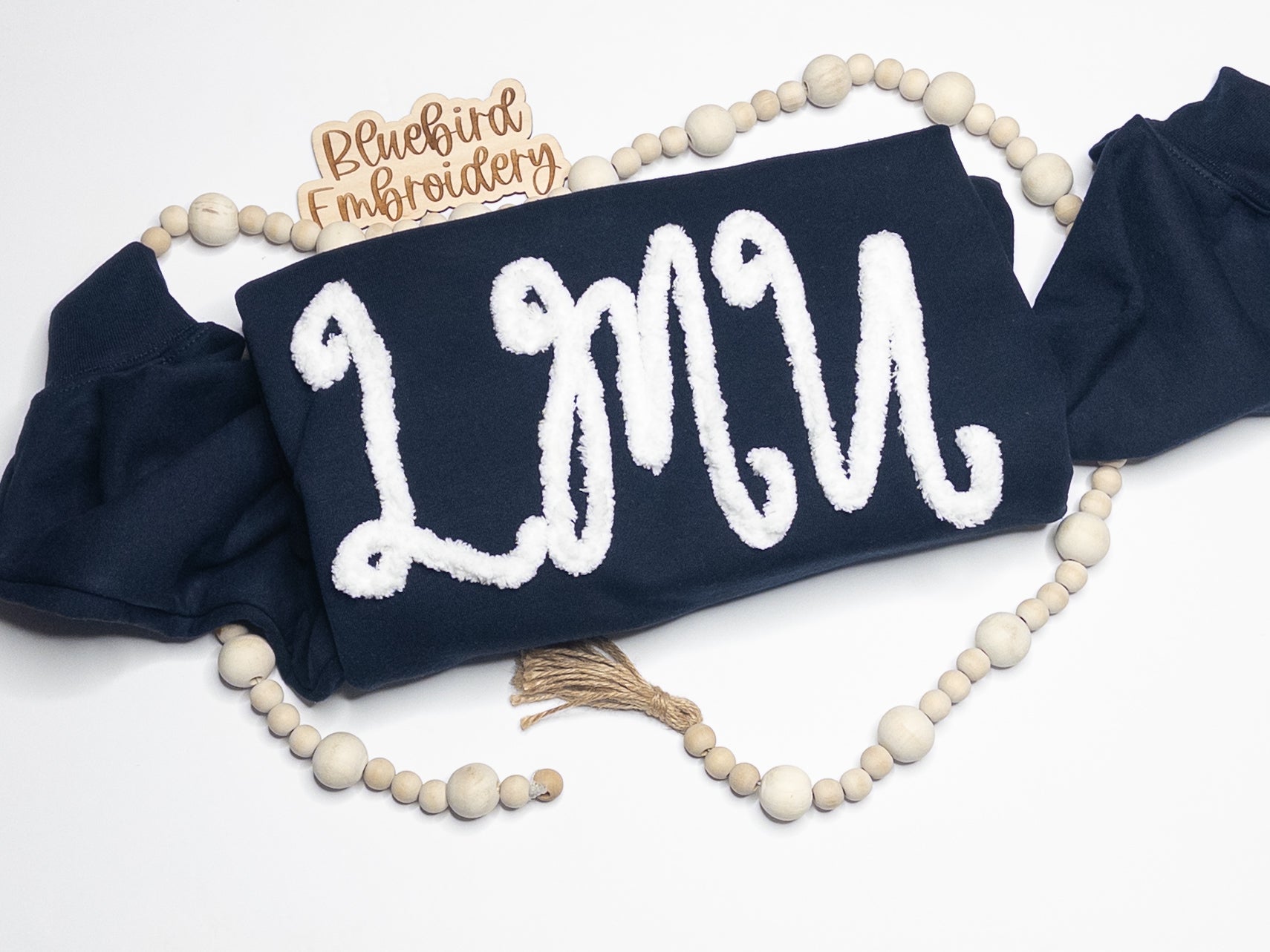 Custom Chenille Yarn Sweatshirt-Choose your team!