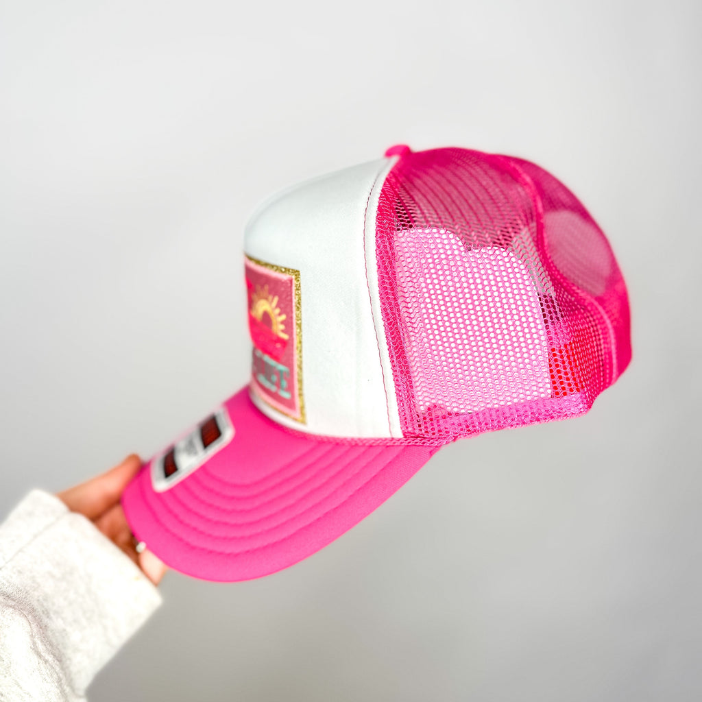 Lake Life Pontoon Trucker Hat