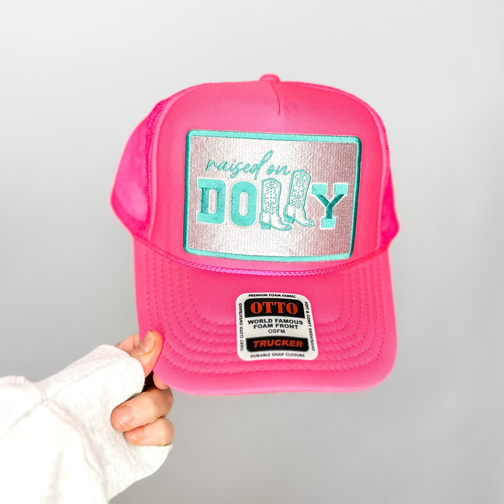 Raised on Dolly Trucker Hat