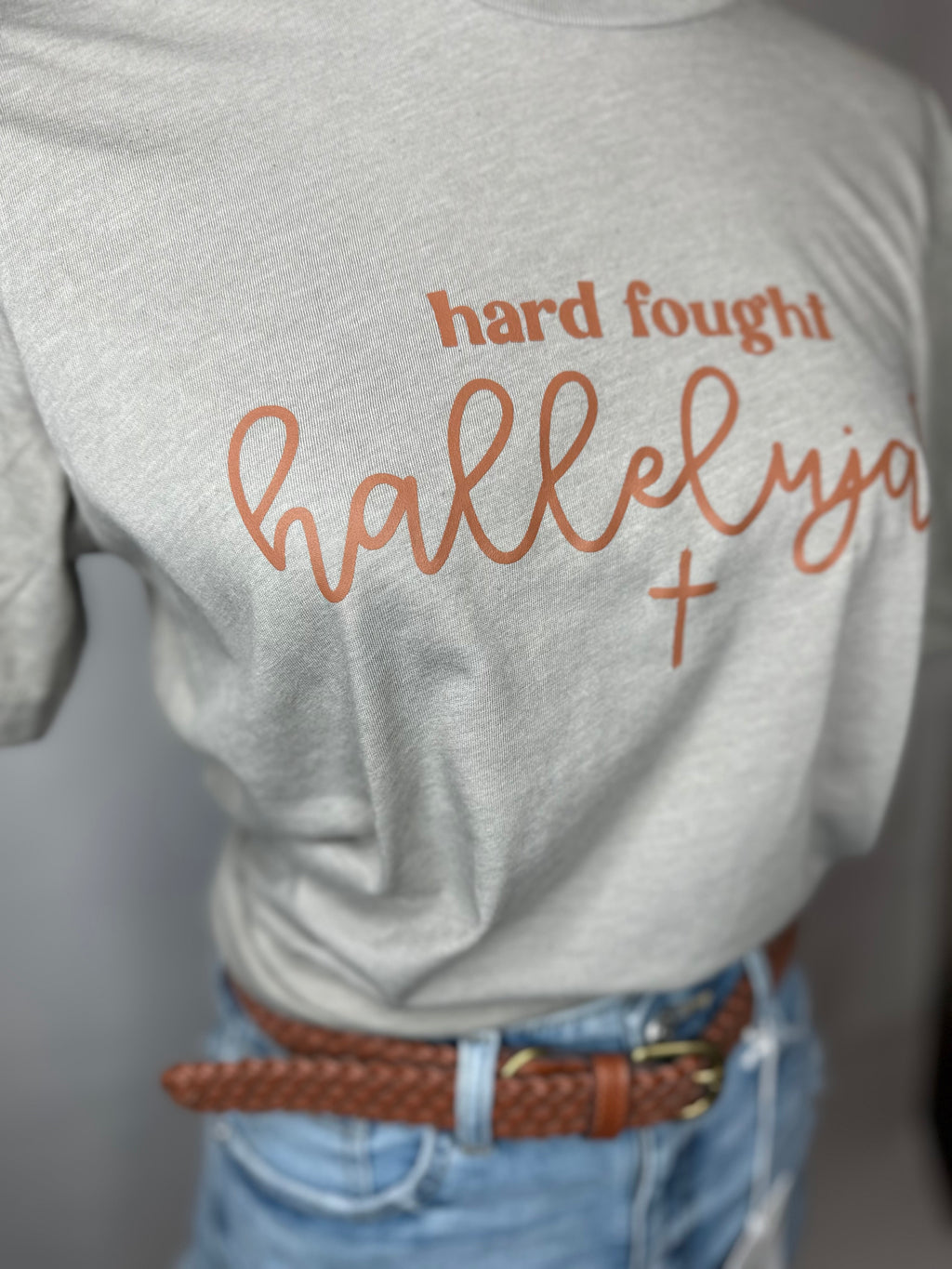 **Limited Edition** Hard Fought Hallelujah Screen Printed Tee
