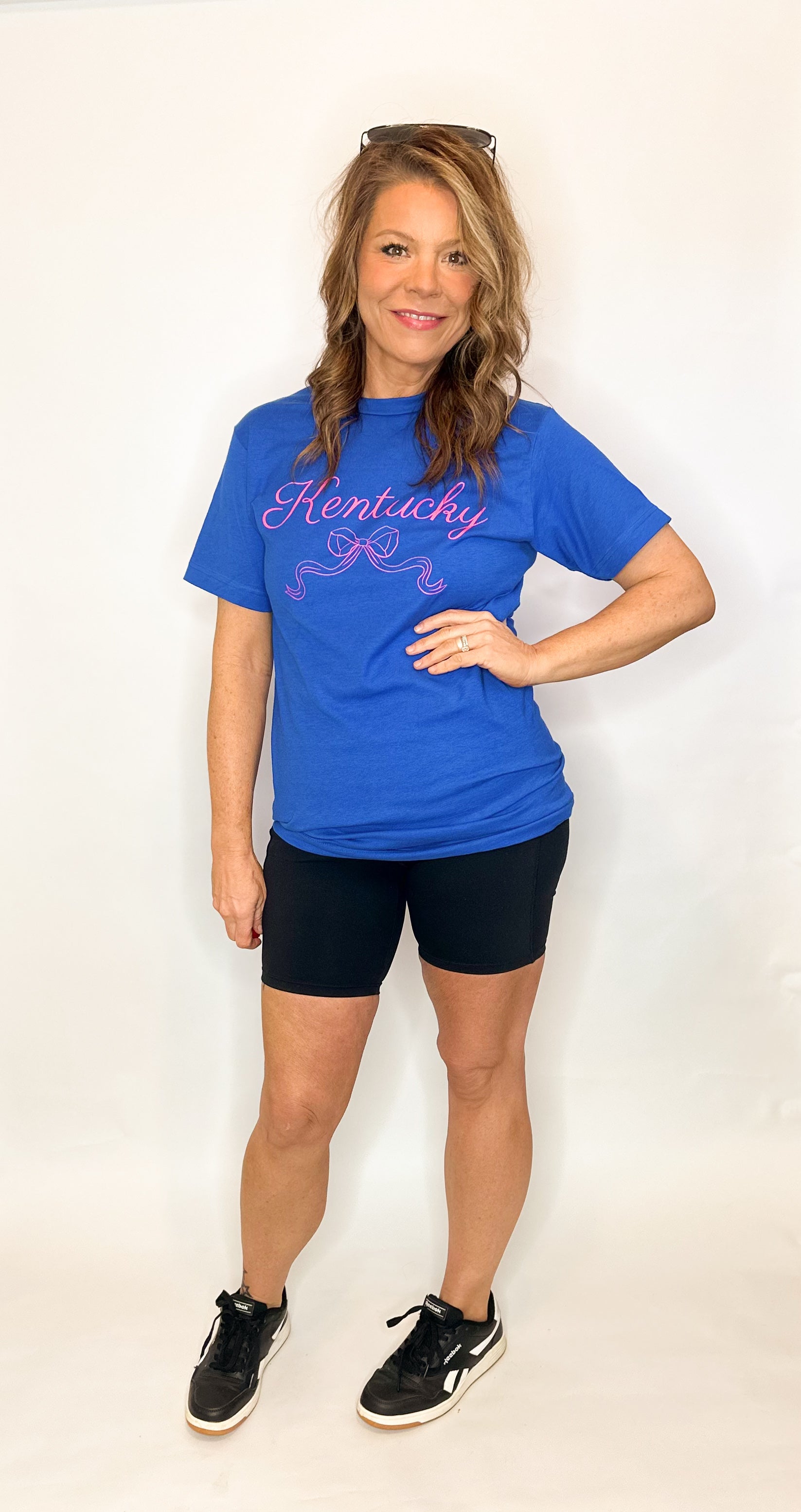 Kentucky Hot Pink Coquette Bow Tee