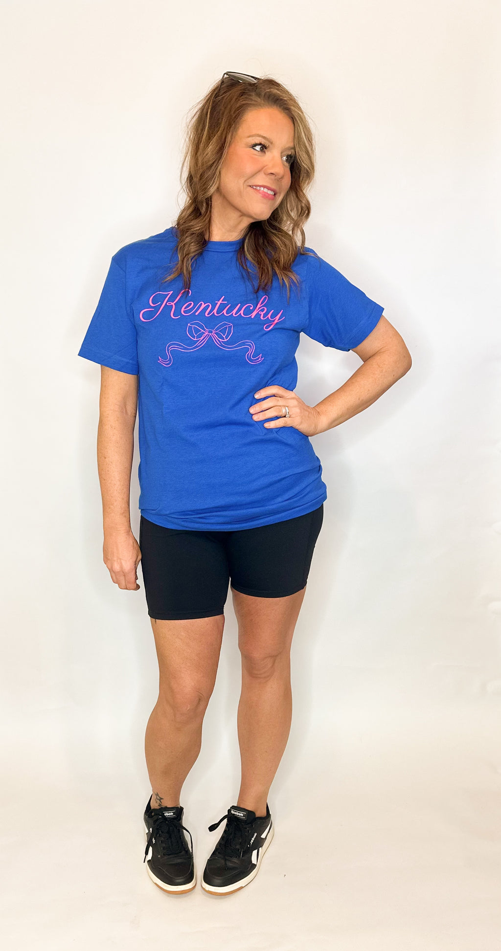 Kentucky Hot Pink Coquette Bow Tee