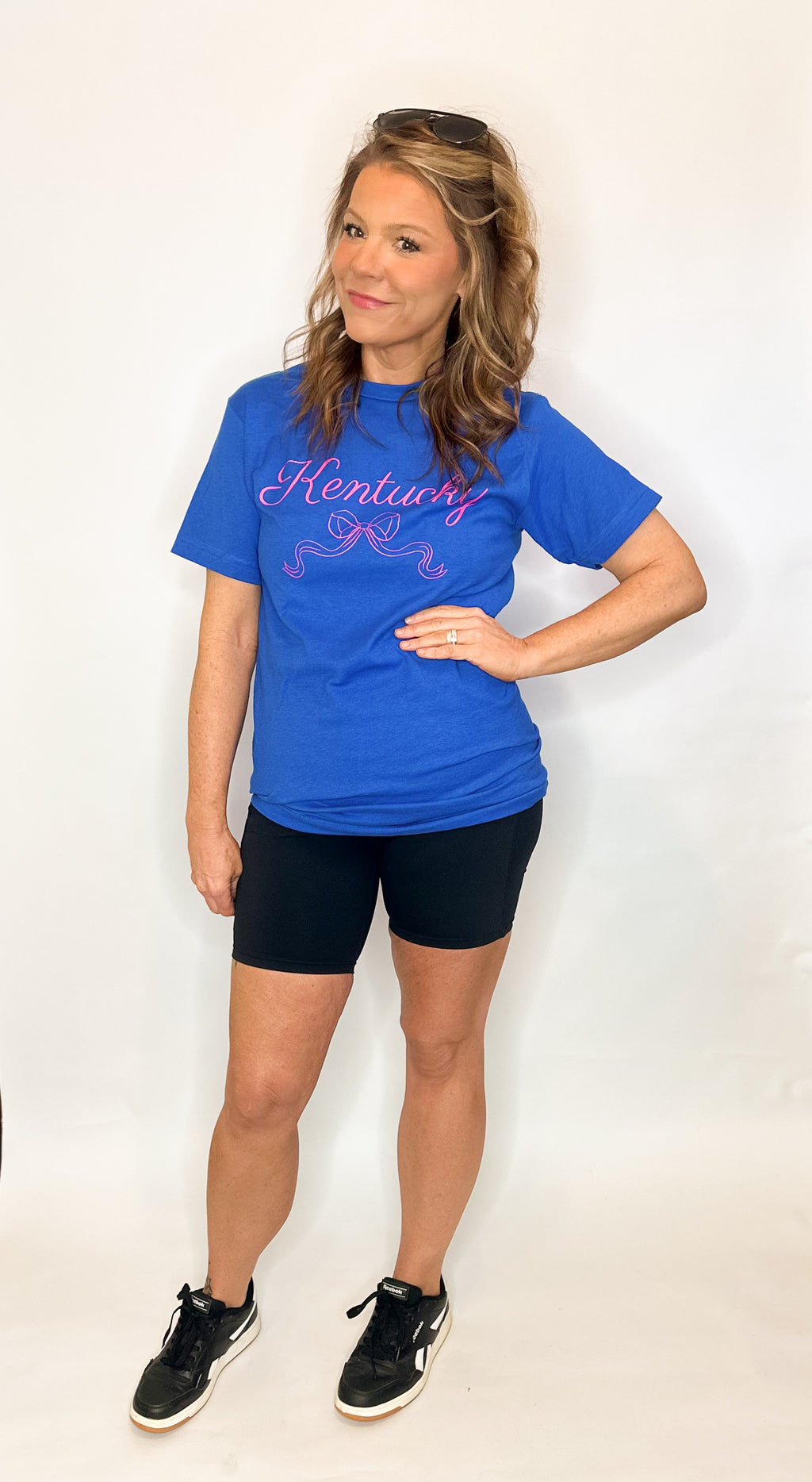 Kentucky Hot Pink Coquette Bow Tee