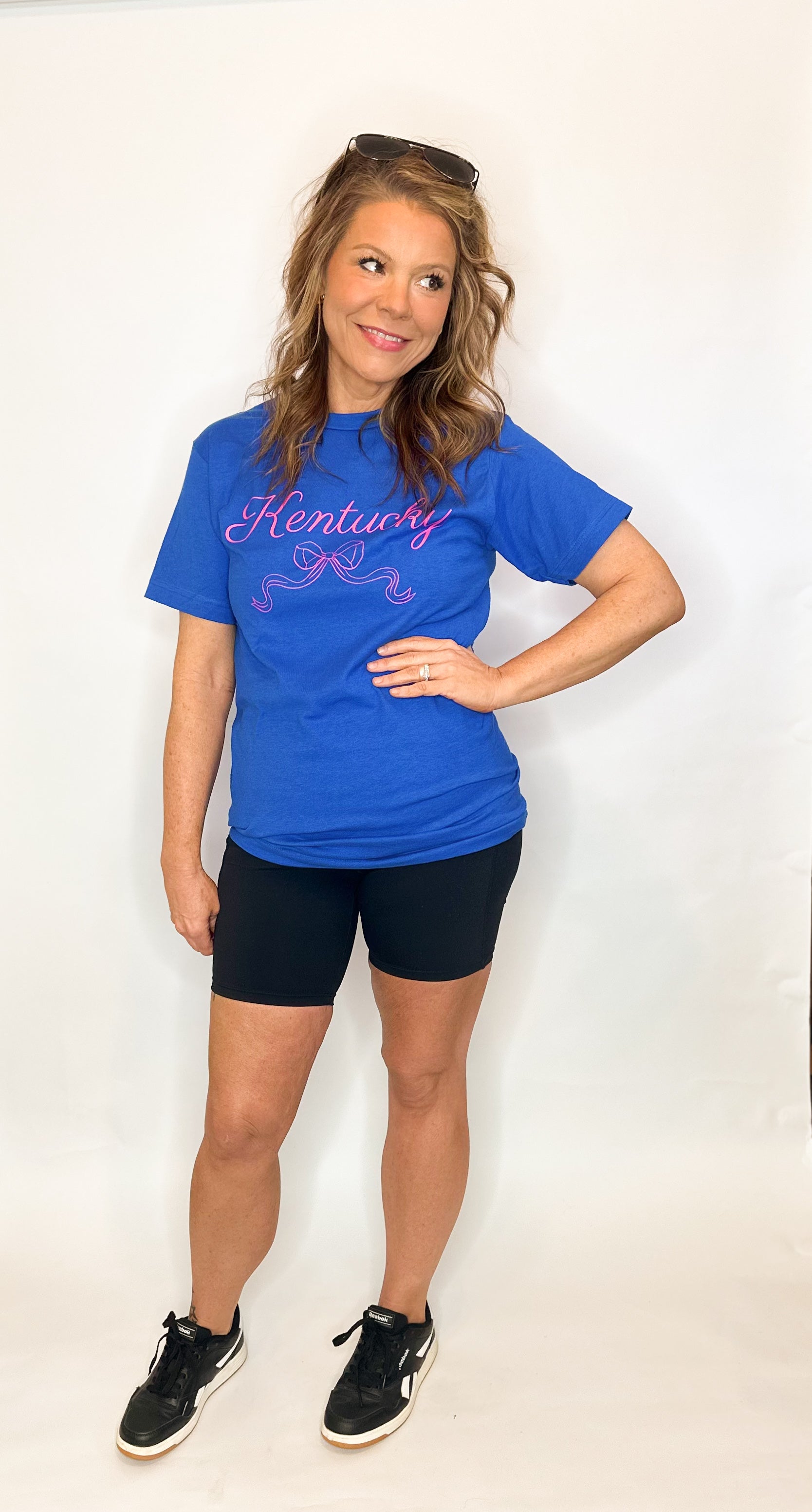 Kentucky Hot Pink Coquette Bow Tee