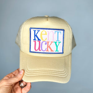Kentucky Colorful Patch Trucker Hat