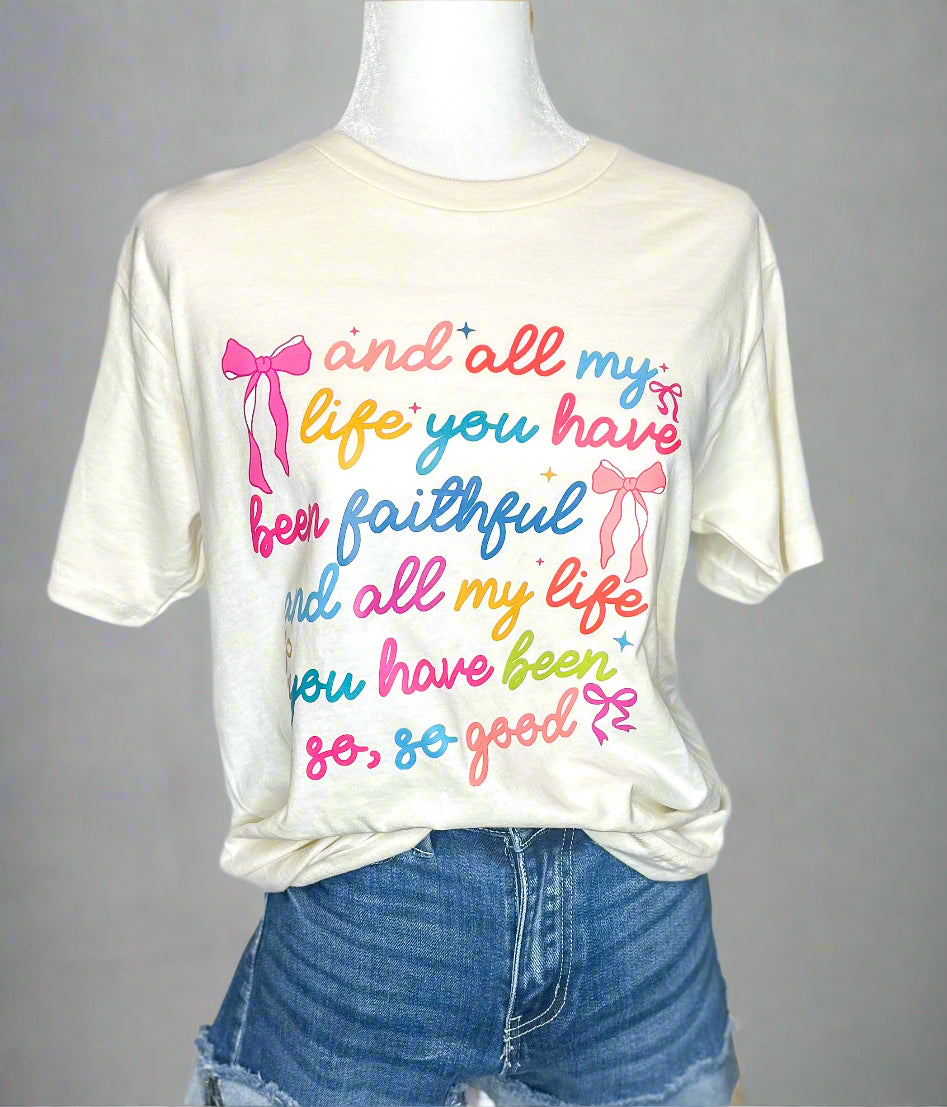 **Limited Edition**All my Life Screen Printed Tee