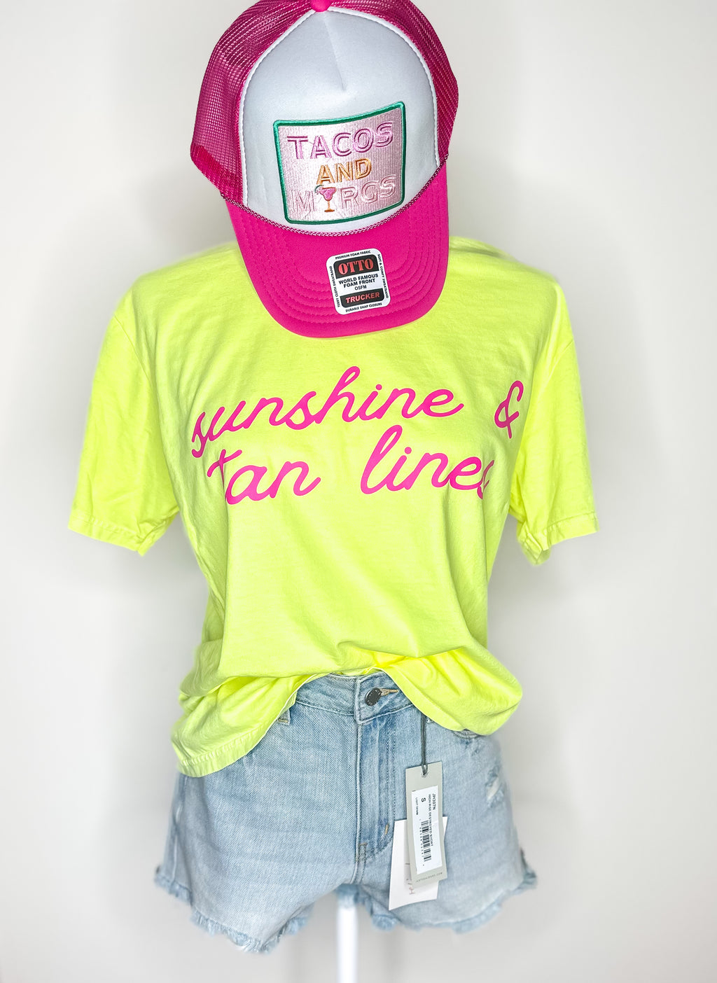 ** Limited Edition** Sunshine & Tan Lines NEON Tee