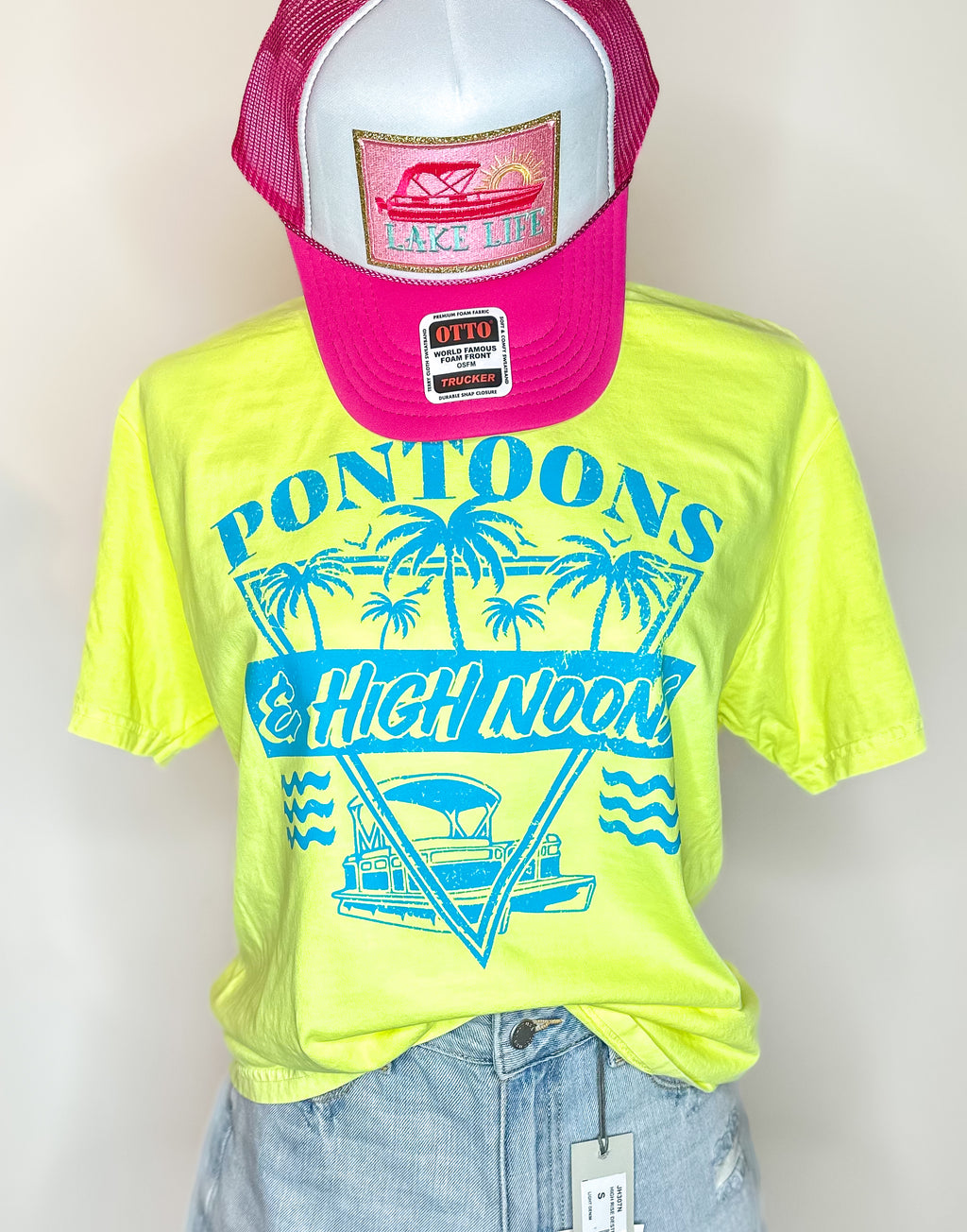 ** Limited Edition** Pontoons & High Noons NEON Tee