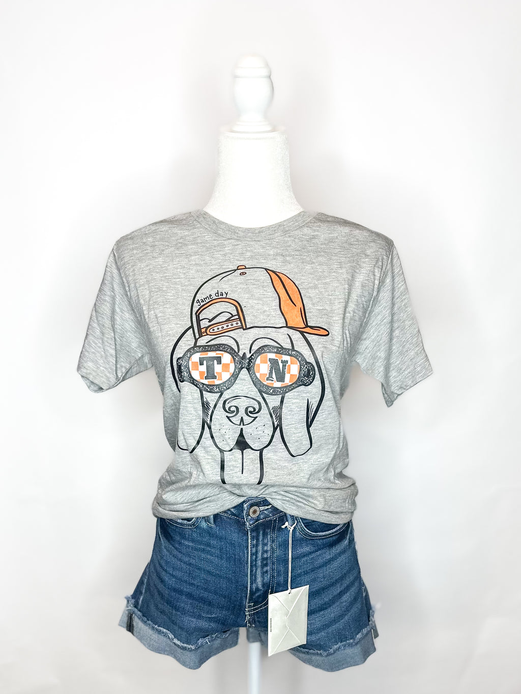 Tennessee Hound Glasses Themed Game Day  Hat Graphic T-shirt