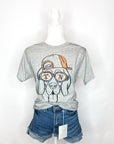 Tennessee Hound Glasses Themed Game Day  Hat Graphic T-shirt