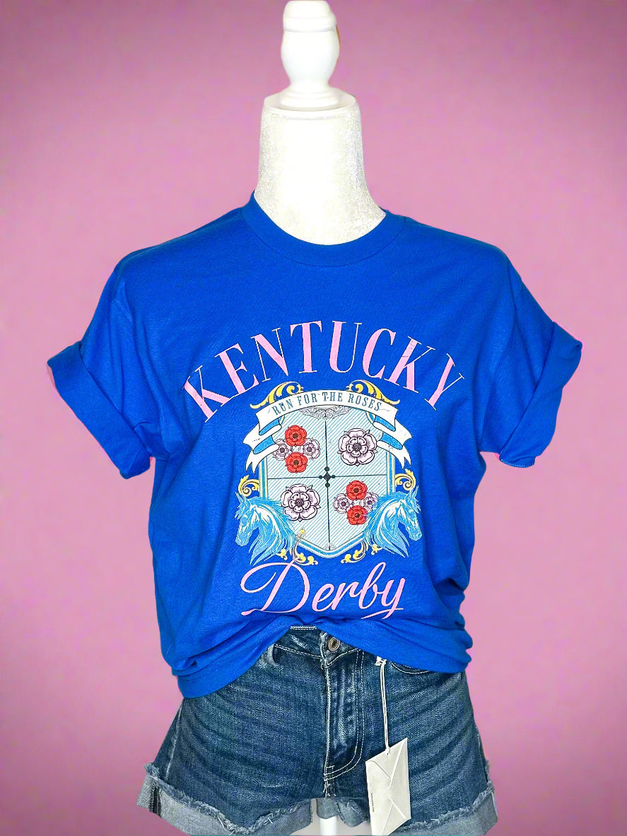 Kentucky Derby Run for the Roses Tee