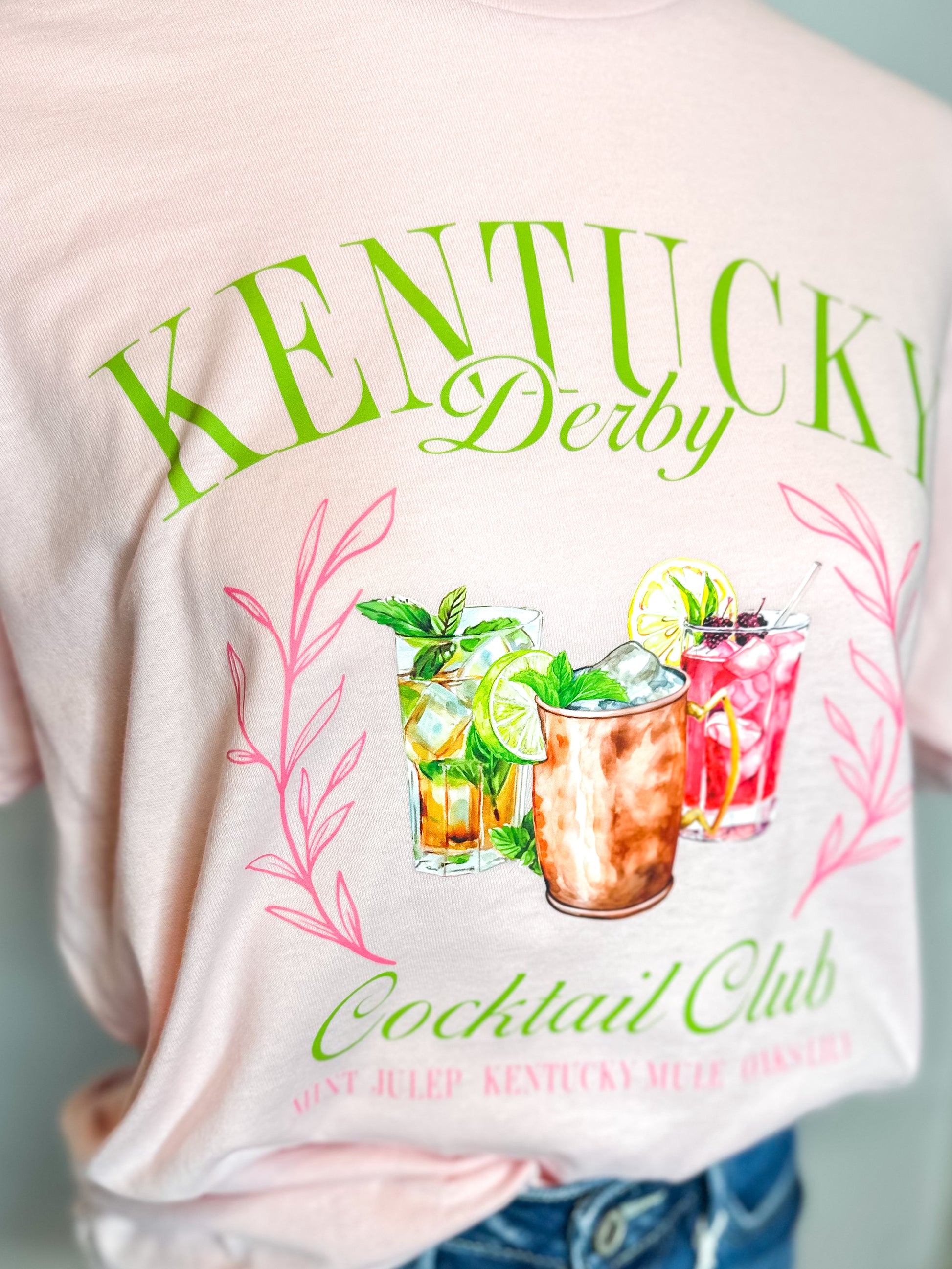 Kentucky Derby Cocktail Club Tee
