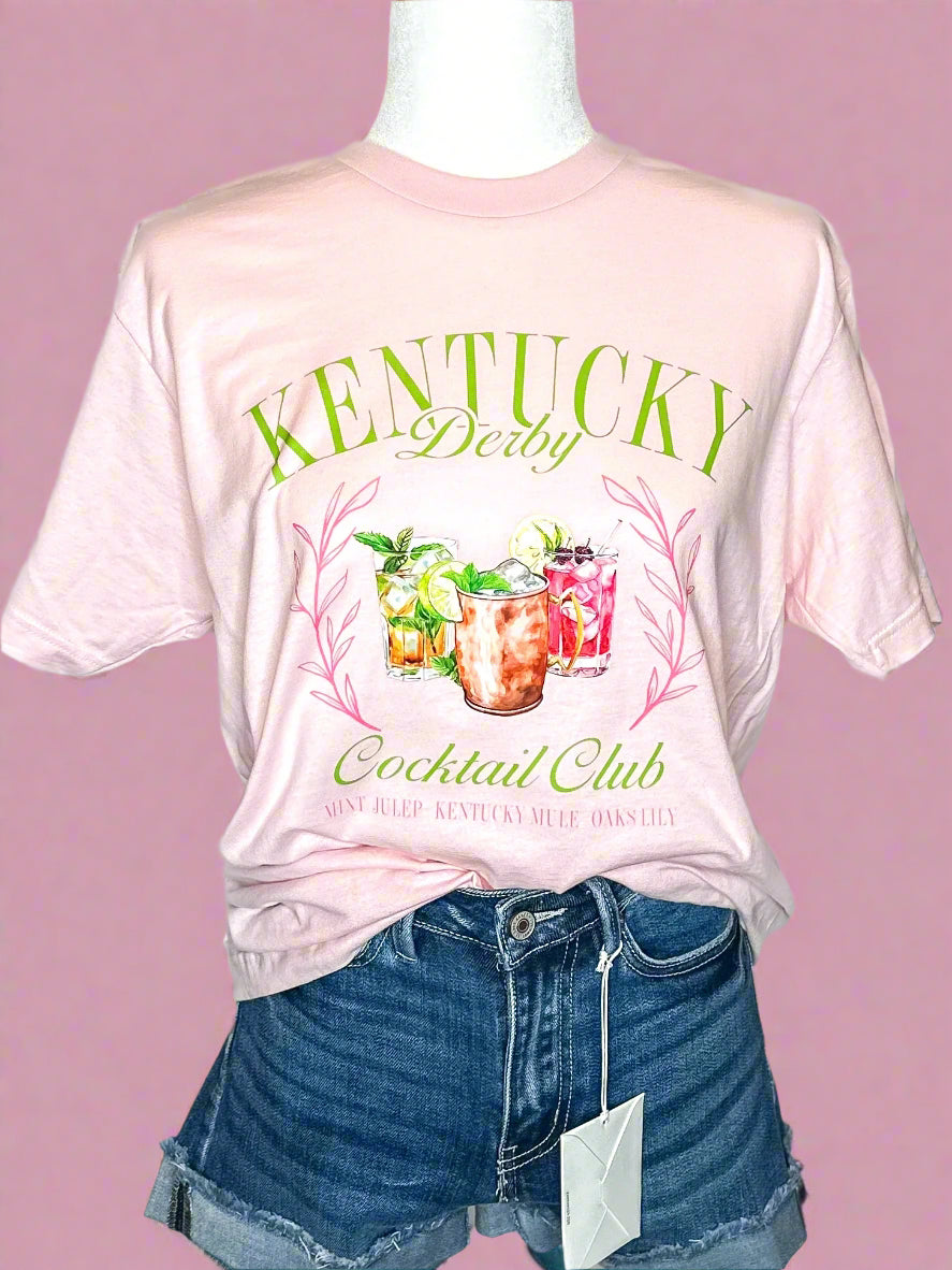 Kentucky Derby Cocktail Club Tee