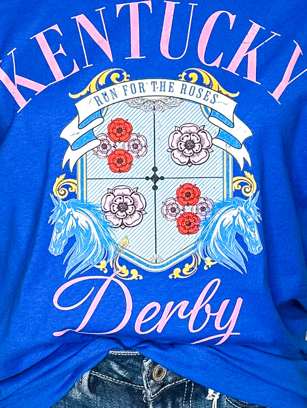 Kentucky Derby Run for the Roses Tee