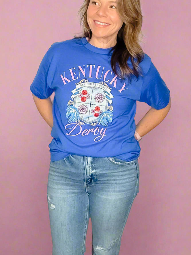 Kentucky Derby Run for the Roses Tee
