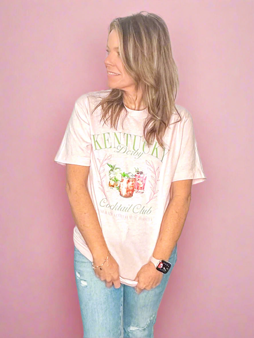 Kentucky Derby Cocktail Club Tee