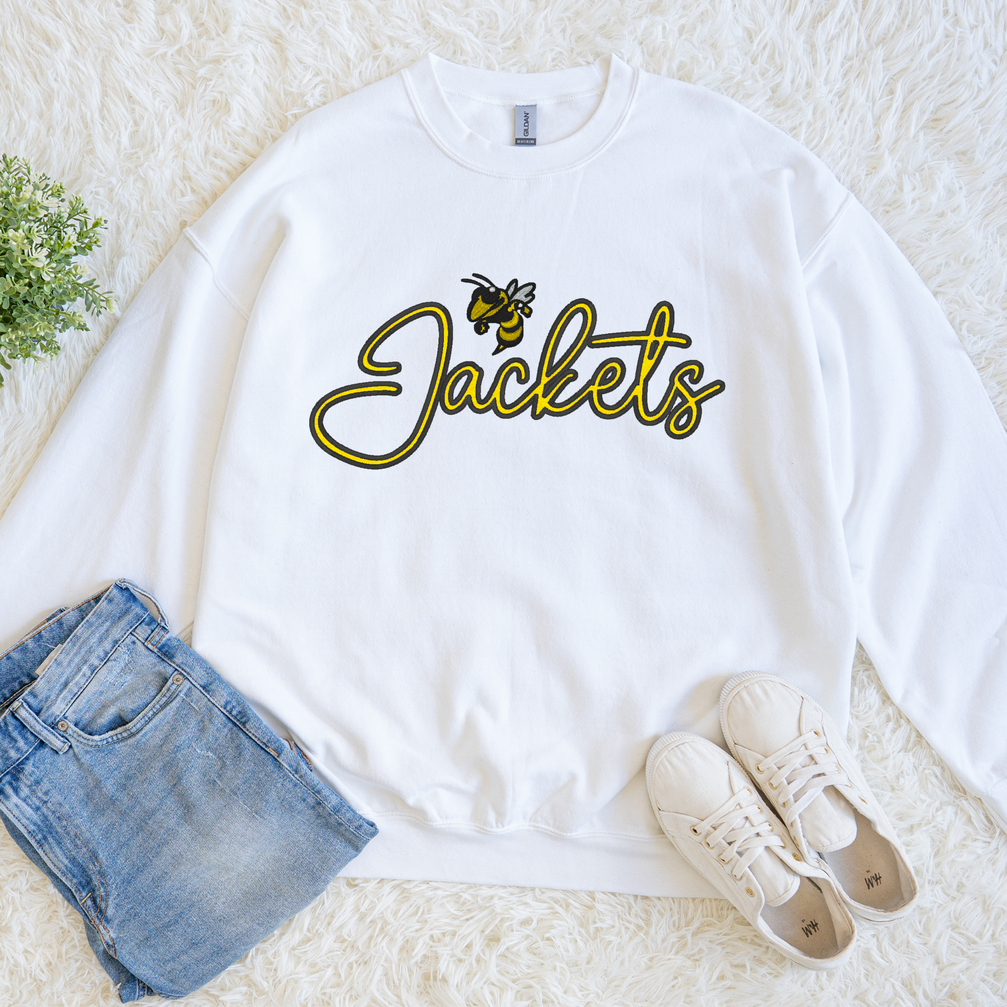 Jackets Applique Embroidered Sweatshirt