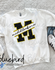 Middlesboro M- Monogram Applique Embroidered Sweatshirt