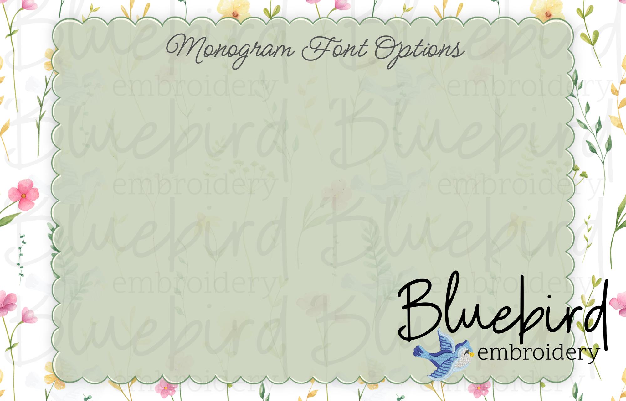 Embroidery Canva Template Bundle (Digital Download)