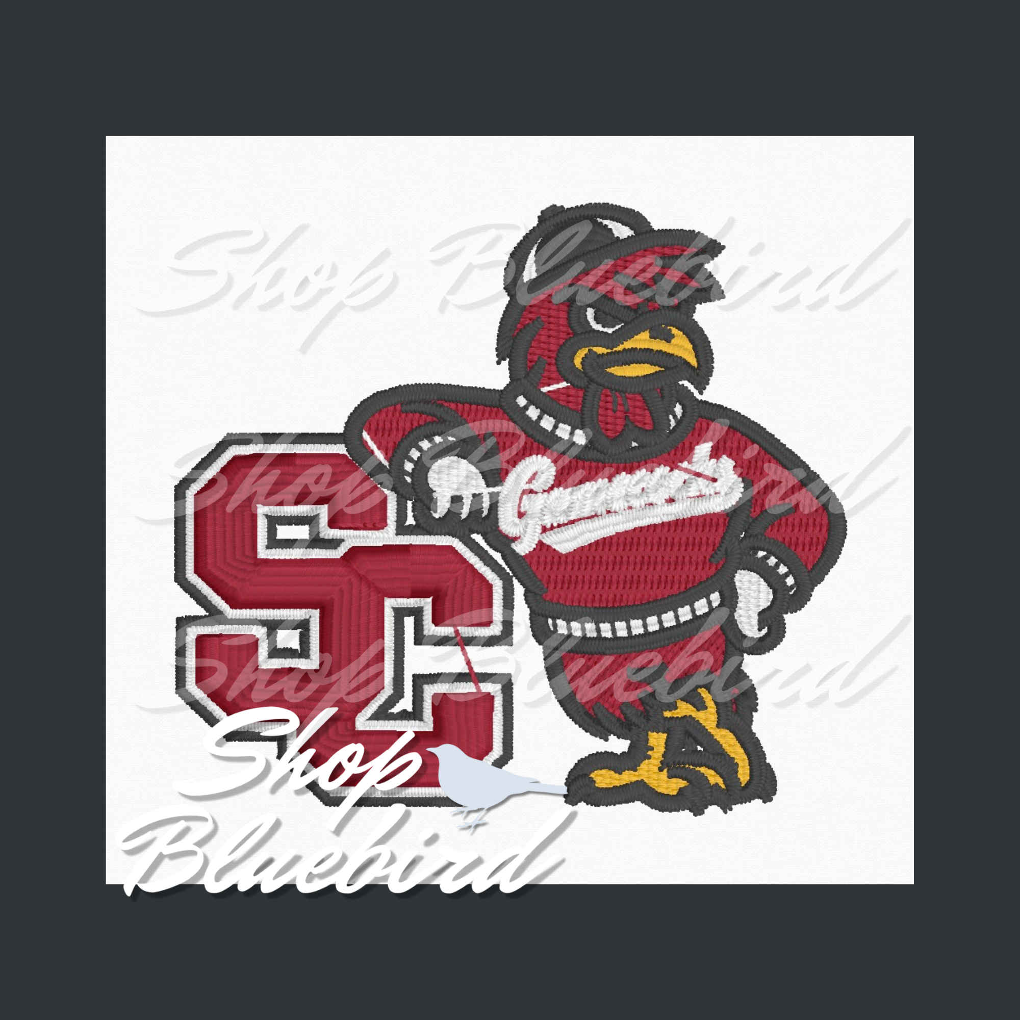 Mini SC Gamecocks 3D Puff Hat Digital Embroidery Design