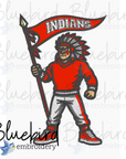 Mascot Embroidery Design – Digital Download | Optional Mascot Personalization