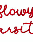 Varsity + Script Appliqué Sweatshirt
