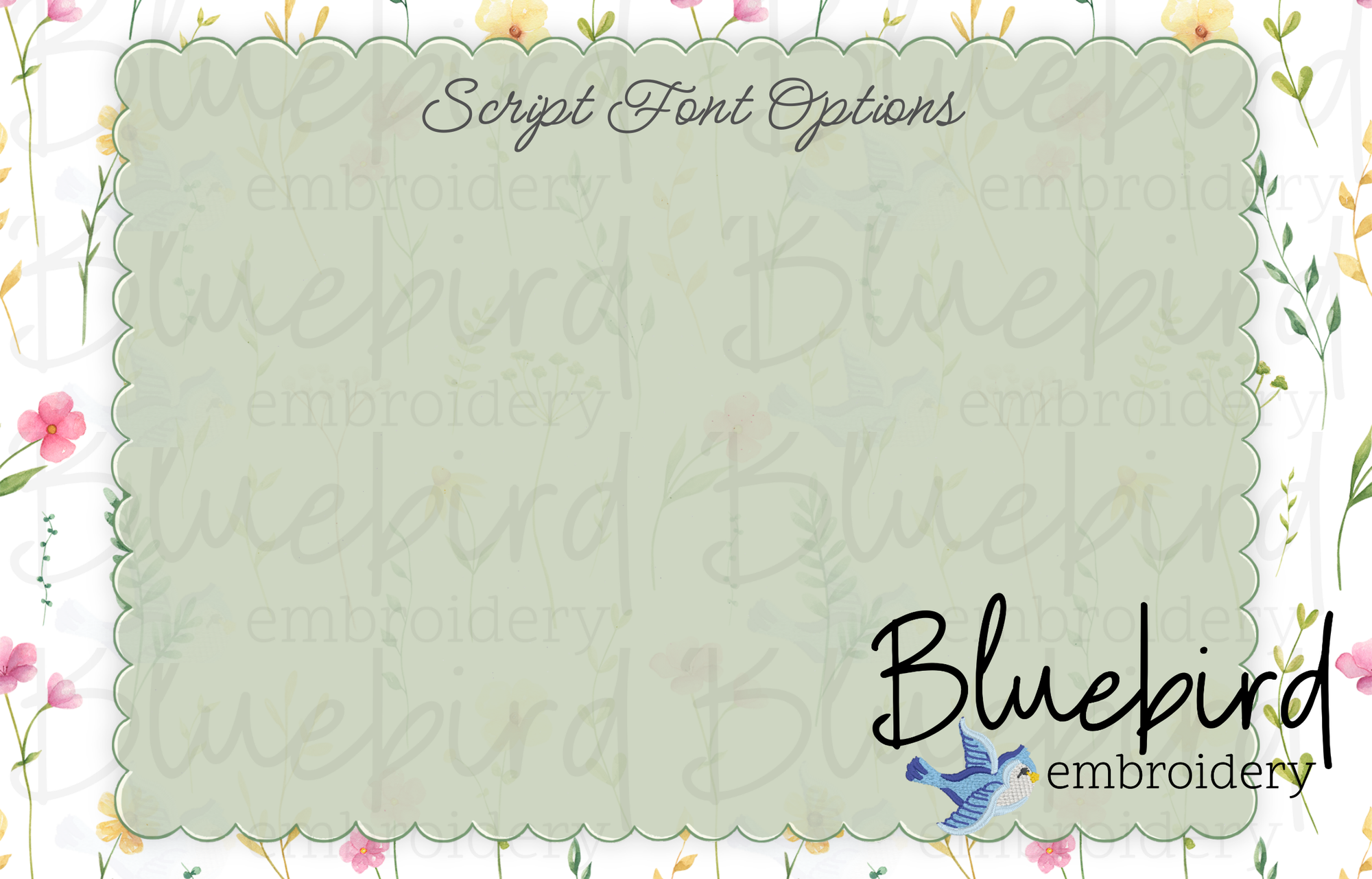 Embroidery Canva Template Bundle (Digital Download)