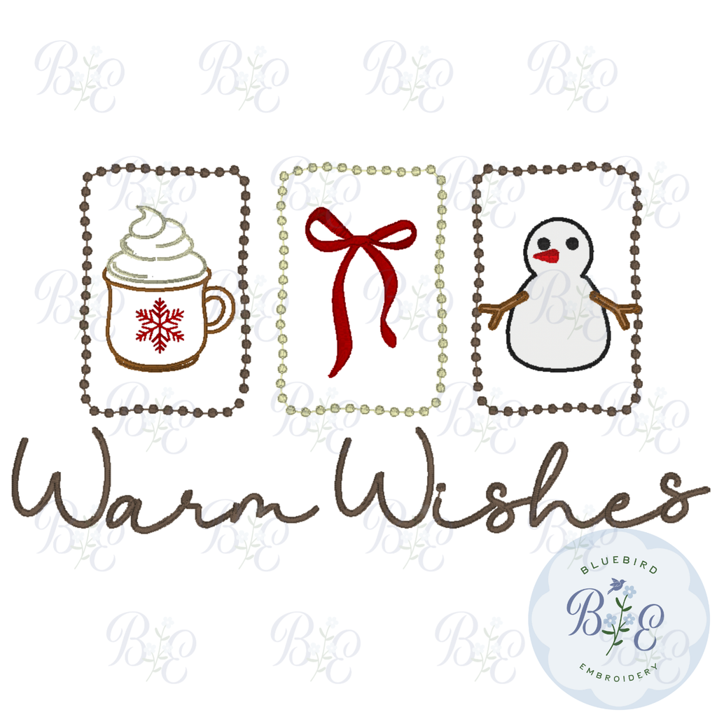 Warm Wishes Digital Embroidery Design
