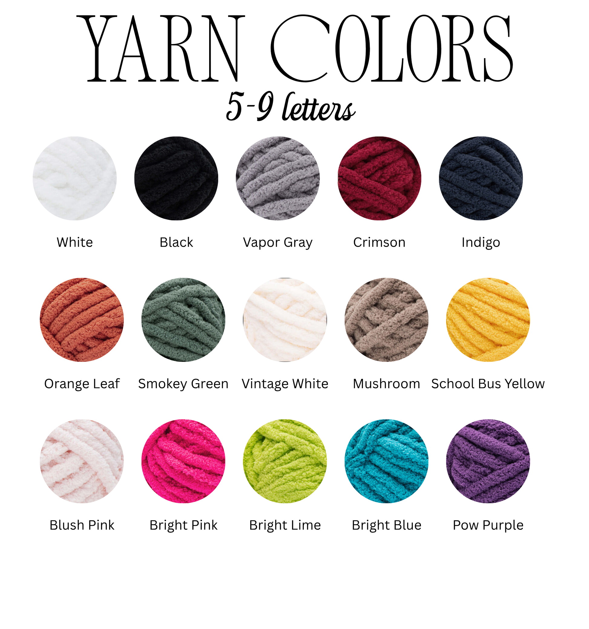 Custom Chenille Yarn Sweatshirt-Choose your team!