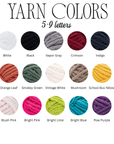 Custom Chenille Yarn Sweatshirt-Choose your team!