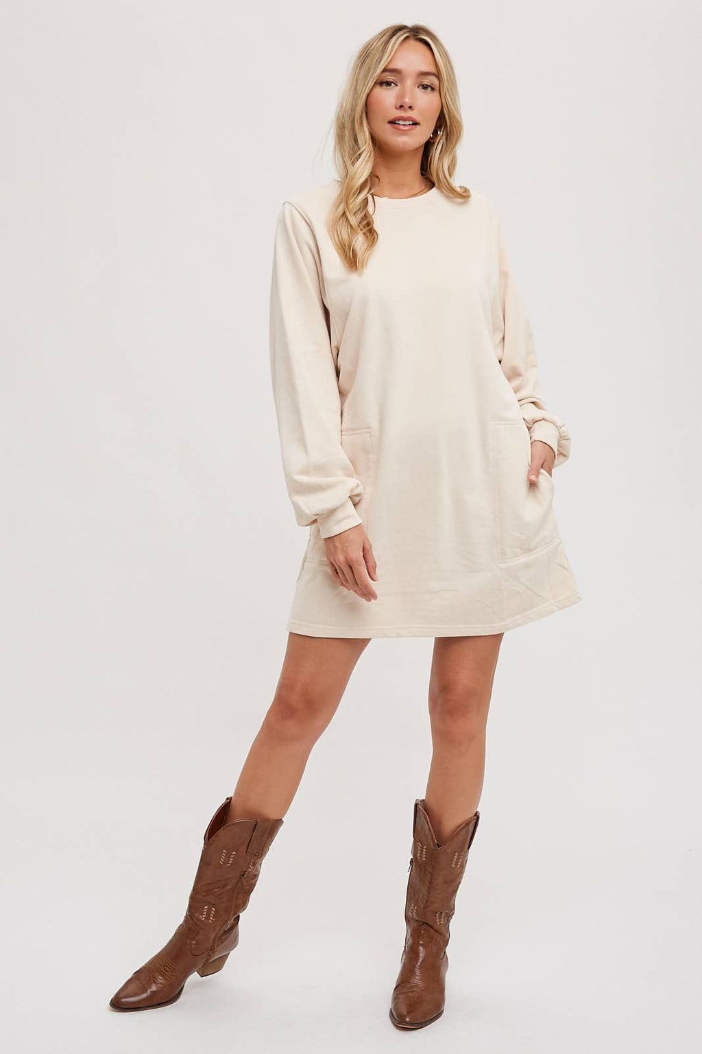 Bluivy - FRENCH TERRY MINI DRESS