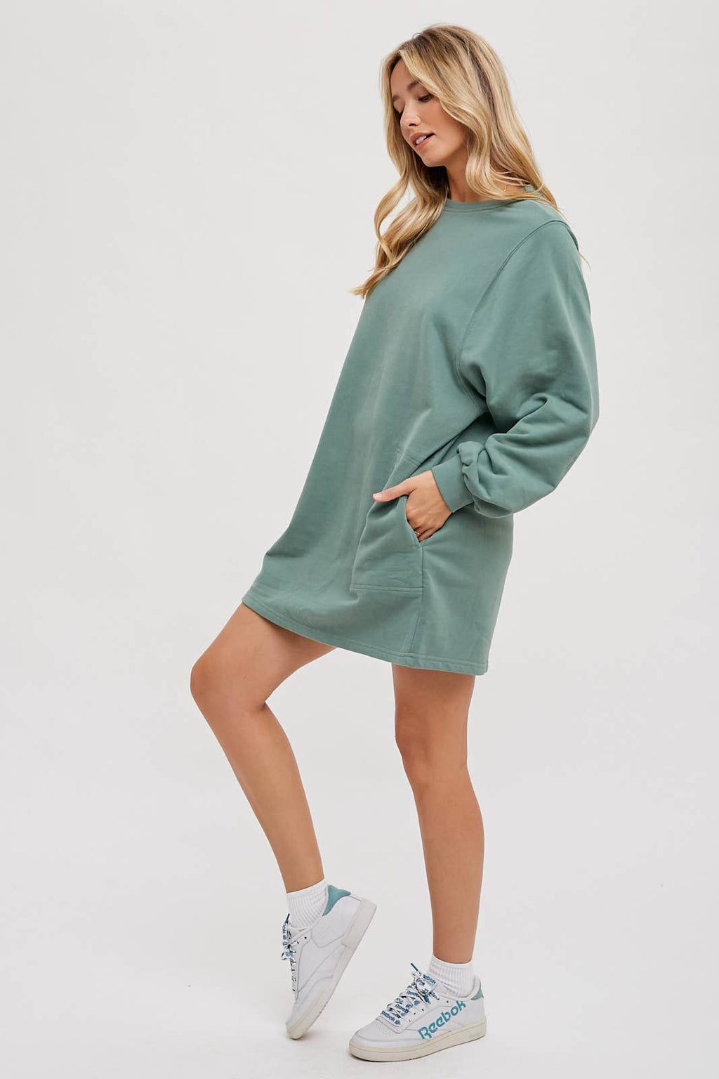 Bluivy - FRENCH TERRY MINI DRESS