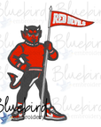 Mascot Embroidery Design – Digital Download | Optional Mascot Personalization