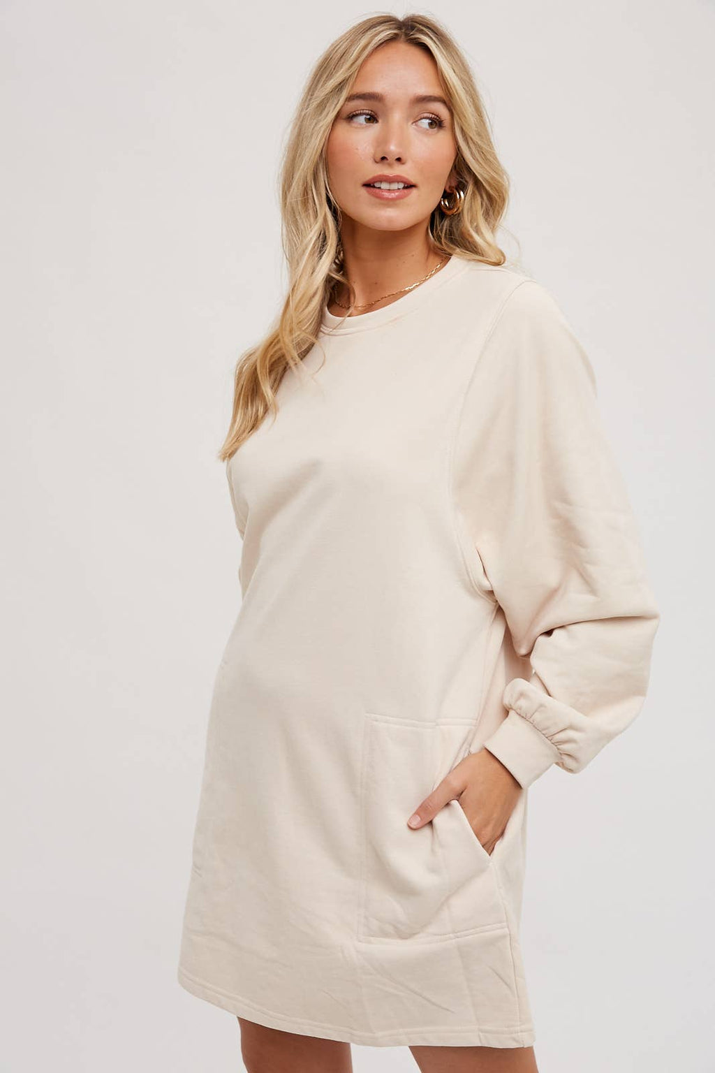 Bluivy - FRENCH TERRY MINI DRESS