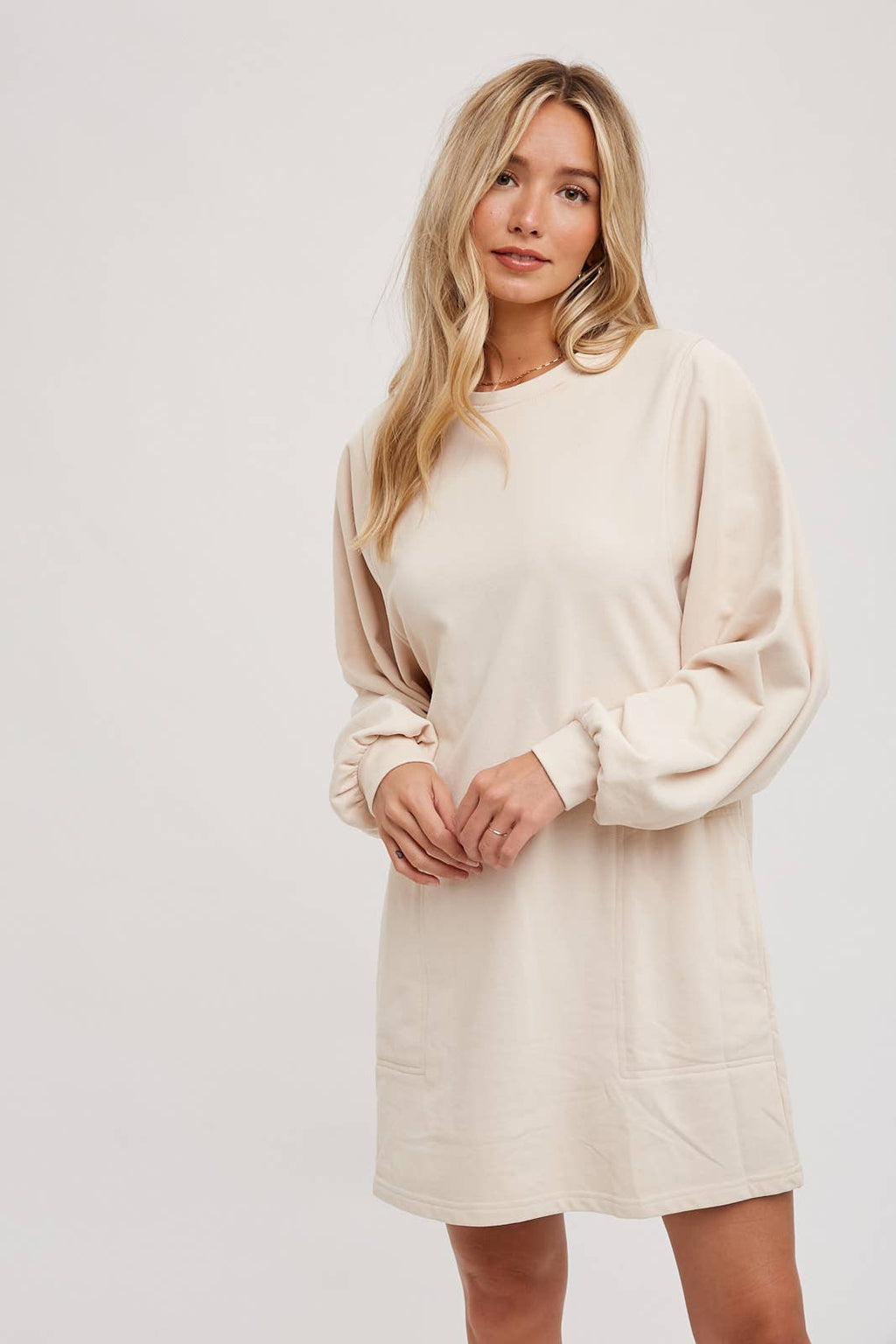 Bluivy - FRENCH TERRY MINI DRESS