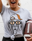Tennessee Hound Glasses Themed Game Day  Hat Graphic T-shirt