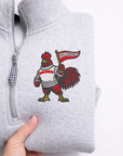 Embroidered Mascot Quarter Zip
